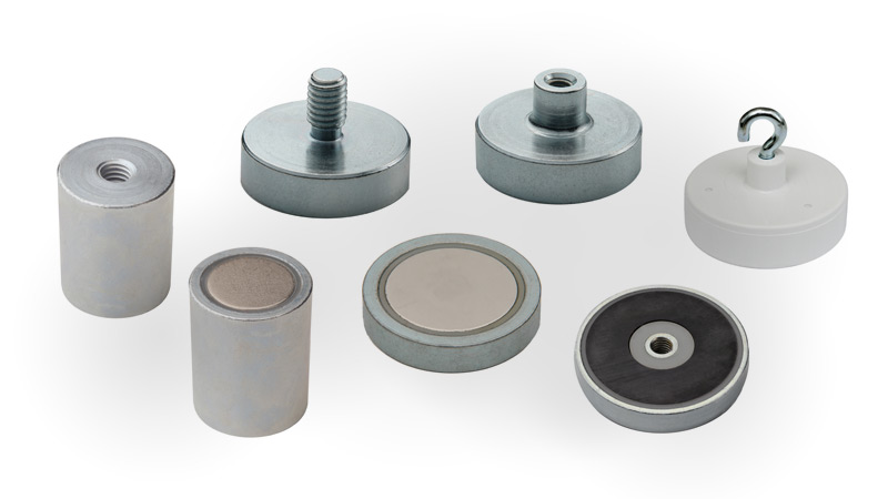 Neodymium pot magnets / Mounting Magnets / Clamping Magnets